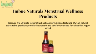 Best Menstrual Wellness products