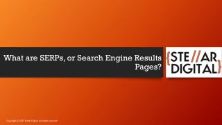 What are SERPs, or Search Engine Results Pages?