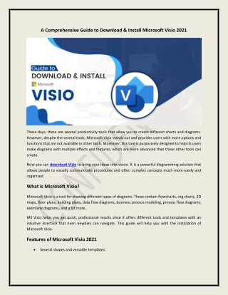 Download & Install Microsoft Visio 2021