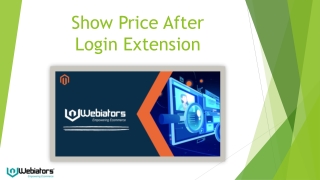 Show Price After Login Magento2 Extension