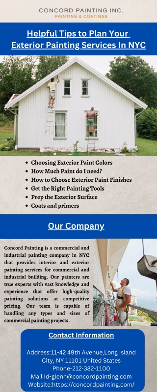 Helpful Tips to Plan Your  Exterior Painting Services In NYC