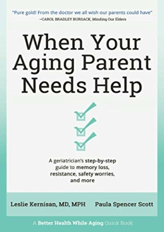 %Read% (pdF) When Your Aging Parent Needs Help: A Geriatrician's Step-by-St