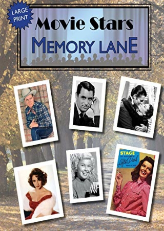 (pdF) full d!OWNLOAD Movie Stars Memory Lane: large print book for dementia