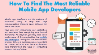 Mobile App Developers