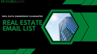 How can I use the Real Estate Email List?