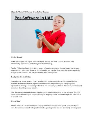 Pos Software in UAE