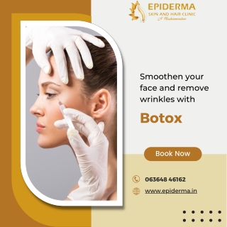 Remove wrinkles with Botox | Best Skin Clinic in Jayanagar | Epiderma Clinic