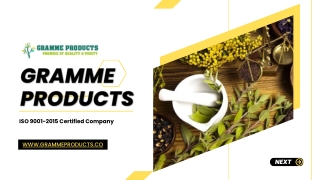 Buy 100% Pure Spearmint Oil From Gramme Products