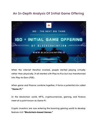 IGO-Launchpad development company-Blockchain Firm