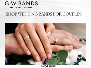 Shop Wedding Bands for Couples