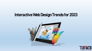 Interactive Web Design Trends for 2023