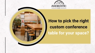 How to pick the right custom conference table for your space