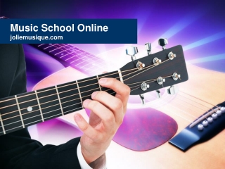 Music School Online - joliemusique.com