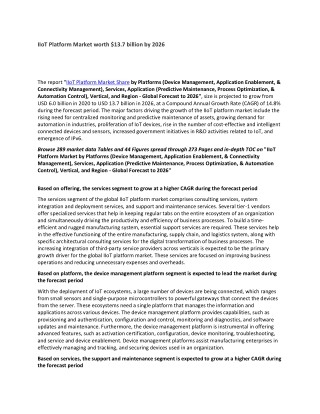 IIoT Platform Market worth $13.7 billion by 2026