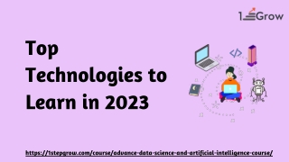 Top Technologies to Learn in 2023