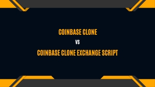 Coinbase clone Vs Coinbase clone Exchange script