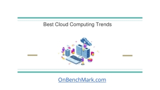 Best Cloud Computing Trends In 2021