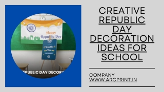 Creative Republic Day Decoration Ideas for School