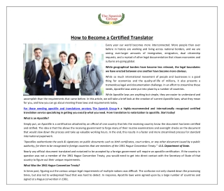 How to Become a Certified Translator