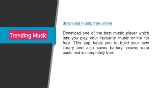 Download Music Free Online  Trending.fm