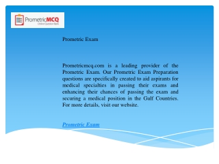 Prometric Exam   Prometricmcq.com