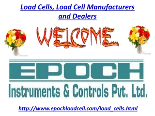 Load Cells, Load Cell Manufacturers and Dealers