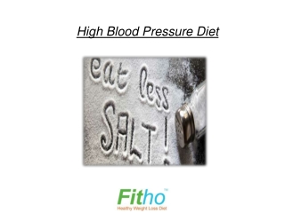 Key Facts About High Blood Pressure Diet - Fitho