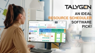 Features of Resource Scheduling software