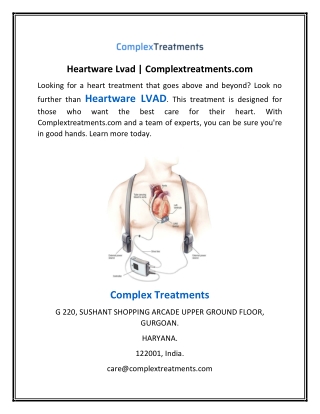 Heartware Lvad | Complextreatments.com