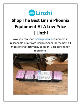 Shop The Best Linzhi Phoenix Equipment At A Low Price  Linzhi