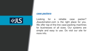 Case Packers  Jlsautomation.com