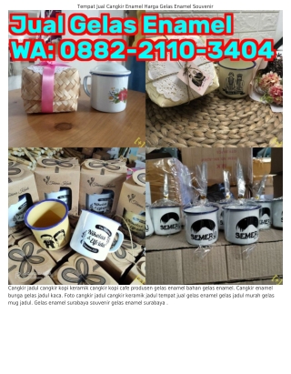 O88ᒿ~ᒿIIO~34O4 (WA) Gelas Enamel Semarang Toko Cangkir Enamel Jogja