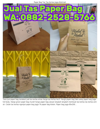 Ô88ᒿ–ᒿ5ᒿ8–5ᜪϬϬ (WA) Paper Bag Lampung Jual Paper Bag Malang