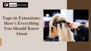 Tape-in Extensions - Here's Everything You Should Know About