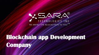 Blockchain App Development Company