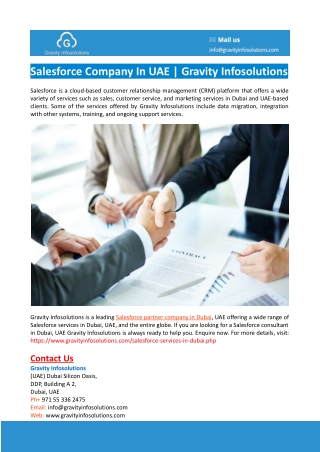 Salesforce Company In UAE