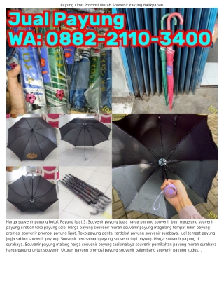 O88ᒿ~ᒿ11O~౩ᏎOO (WA) Harga Payung Murah Untuk Souvenir Souvenir Payung Klaten