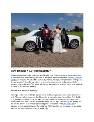 HOW TO RENT A CAR FOR WEDDING (1)