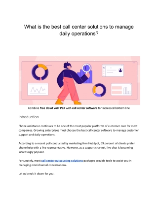 Call Center Software - Best Software to manage day to day operations