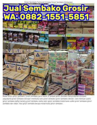 0882-l55l-585l (WA) Distributor Sembako Online Terpercaya Grosir Sembako Terdeka