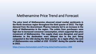 Methenamine Pricing online