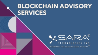 Blockchain Advisory Services