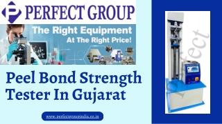 Peel bond strength tester in Gujarat | Perfectgroupindia