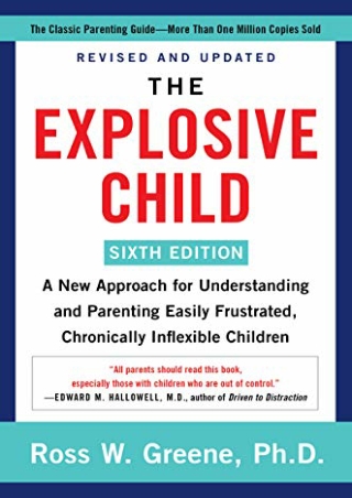 [ebook] d!OWNLOAD The Explosive Child