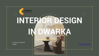 Interior Designer In Dwarka -Conterior