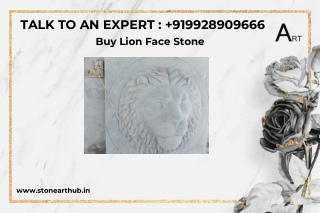 Buy Lion Face Stone - Call Now 9928909666