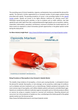 Opioids Market