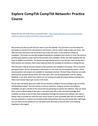 CompTIA CompTIA Network