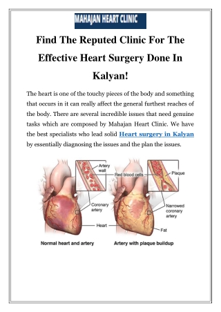 Heart Surgery In Kalyan Call-9870270751