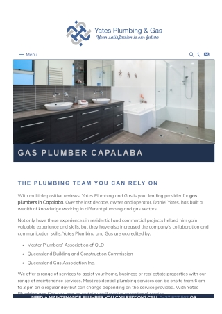 Gas Plumber Capalaba